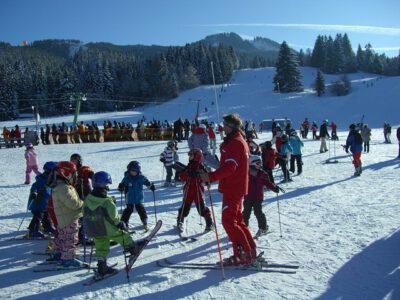 Nauka jazdy na nartach
